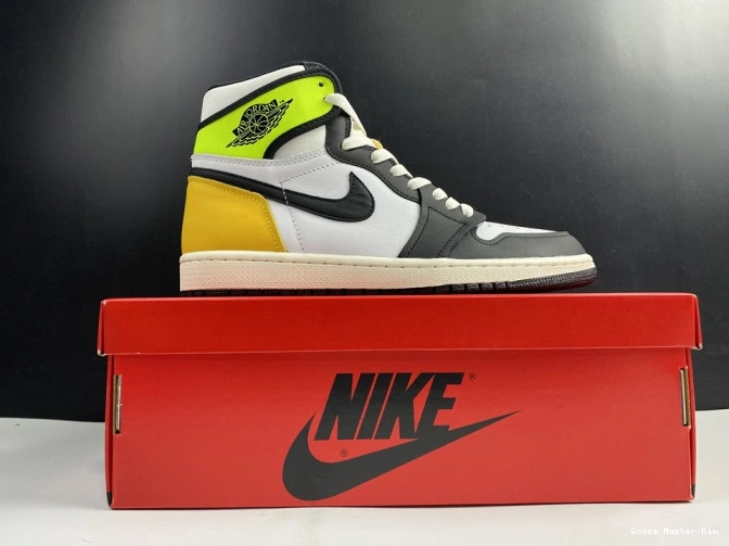 'VOLT JORDAN GOLD' 555088-118 1 AIR HIGH RETRO OG 0702